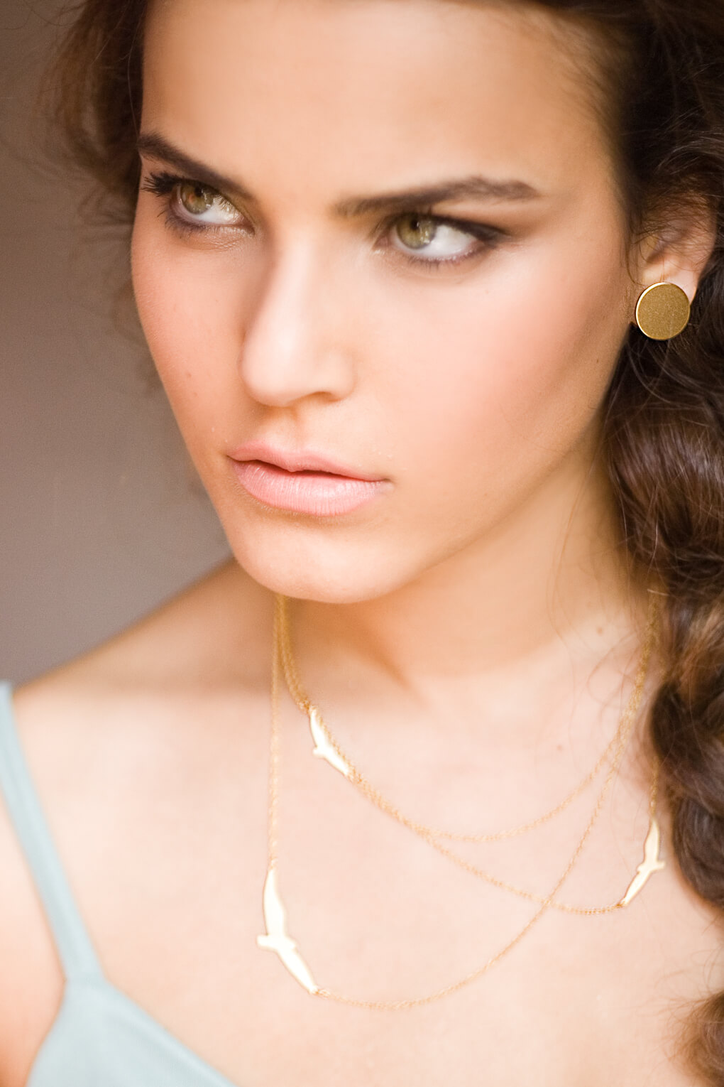 119772-Three Layered Flying Birds Necklace-1