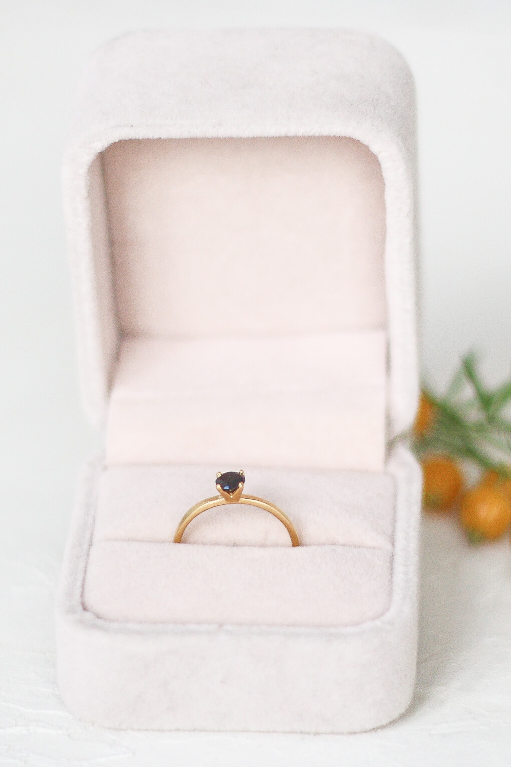904314-14k Gold Diamond Solitaire Ring-1