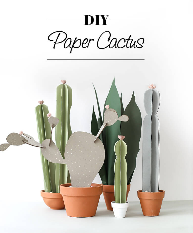 DIY Paper Cactus