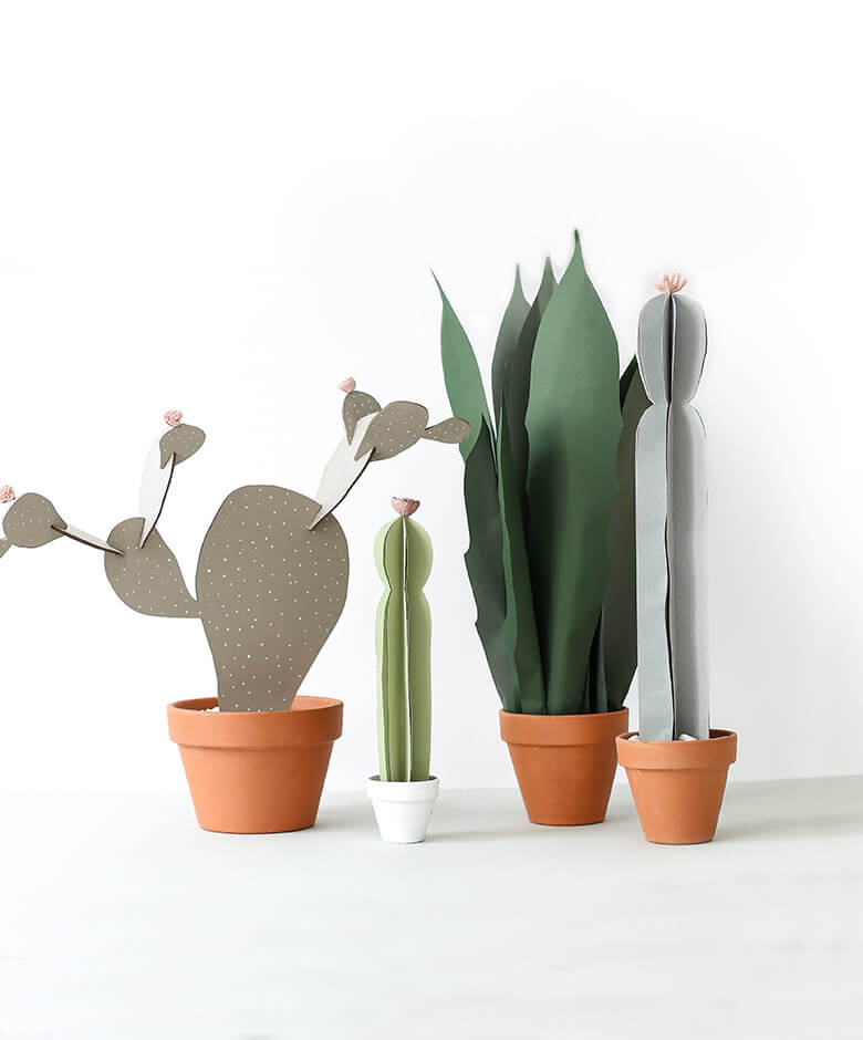 DIY Paper Cactus