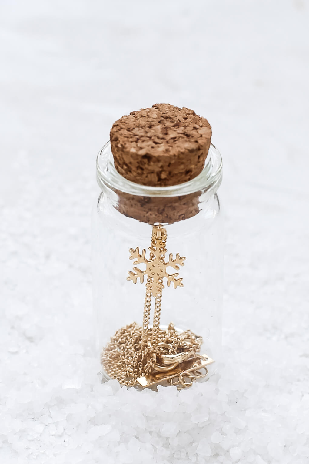 118602-Tiny Snow Flake Necklace-4