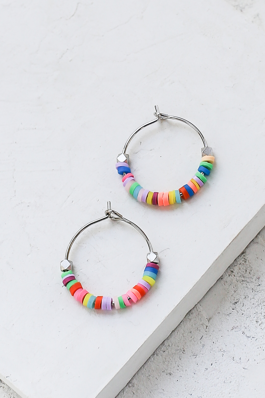 Rainbow hoop earrings 0343902-31