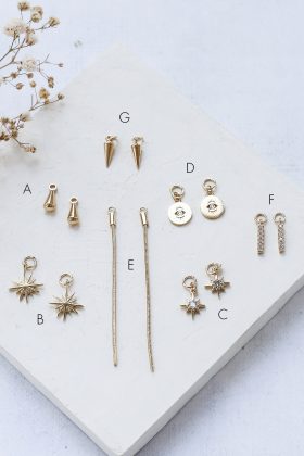 Pendants for Jessa Hoop Earrings