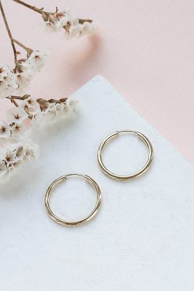 Scott Earrings in 14K gold