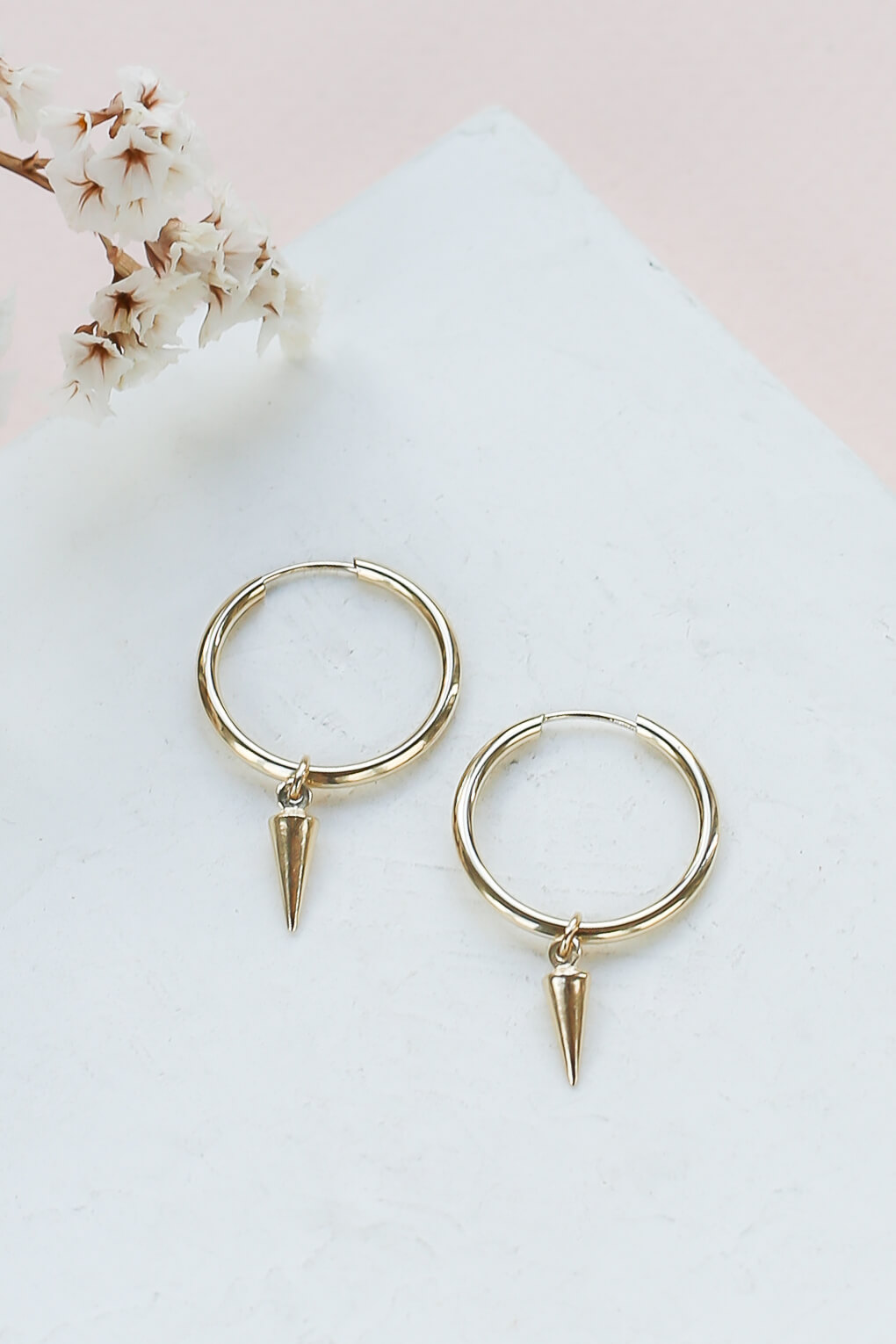 0344752-Scott Hoop Earrings with Three Pendants Set-12