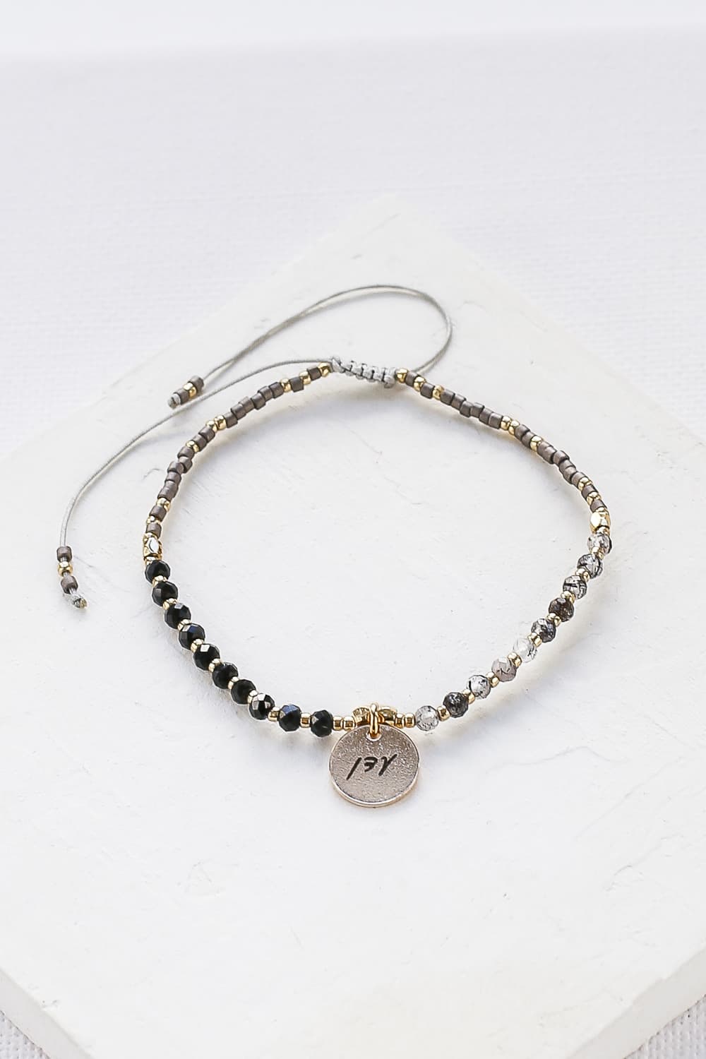 0262682-Custom Engraved Stones Bracelet-1-Small